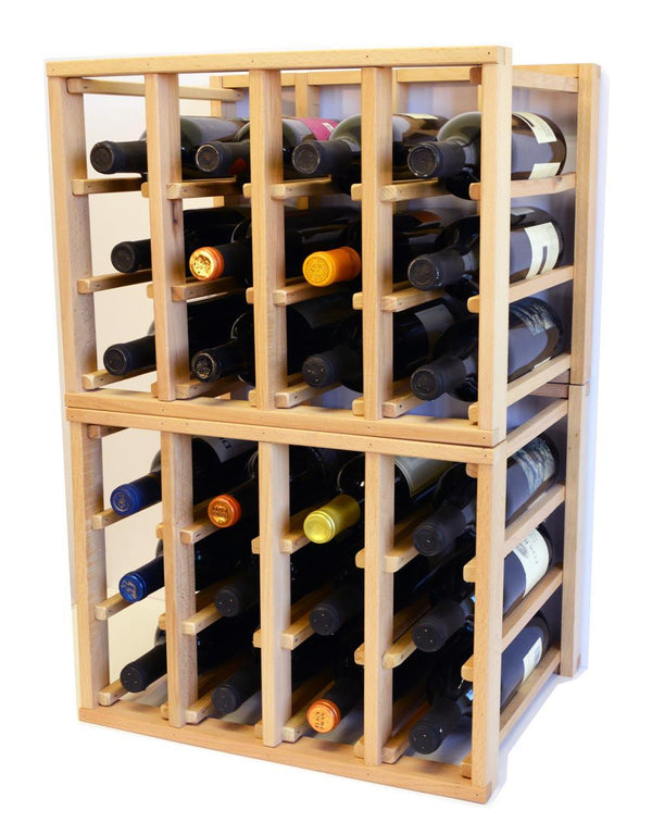 How to Assemble the 24 Bottles Modular Stackable Wine Racks - sfDisplay.com