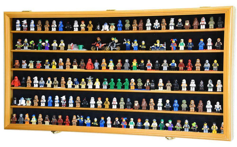 180 Lego Men Miniatures / Legos / Minifigures Display Case Cabinet - sfDisplay.com