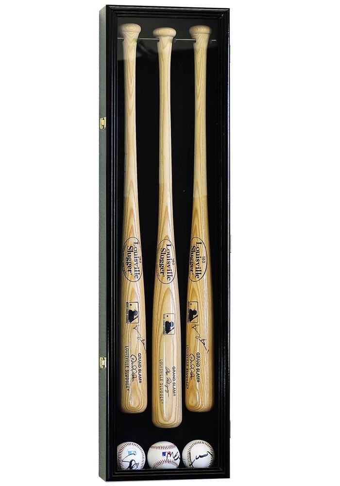3 Baseball Bat Display Case Cabinet - sfDisplay.com