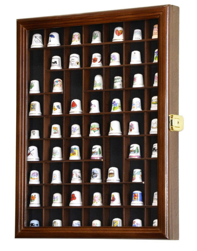 59 Opening Thimble / Small Miniature Display Case Cabinet - sfDisplay.com