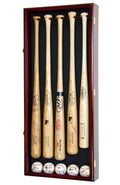 5 Baseball Bat Display Case Cabinet - sfDisplay.com