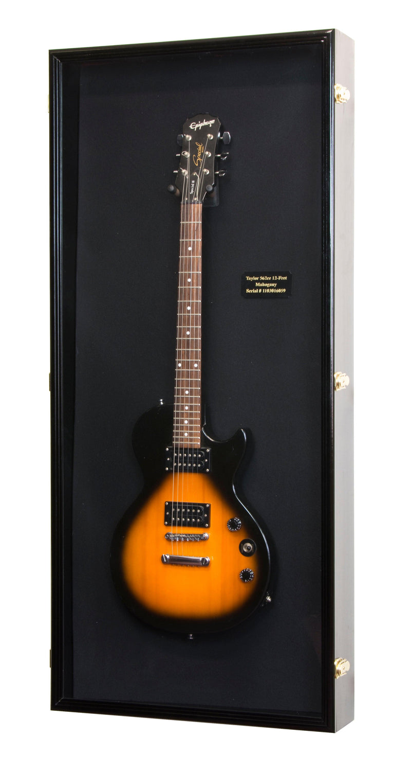 Electric Guitar Display Case Cabinet