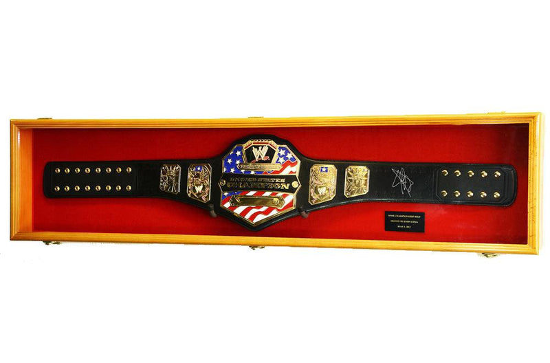 Wrestling Belt Display Case Cabinet (64")