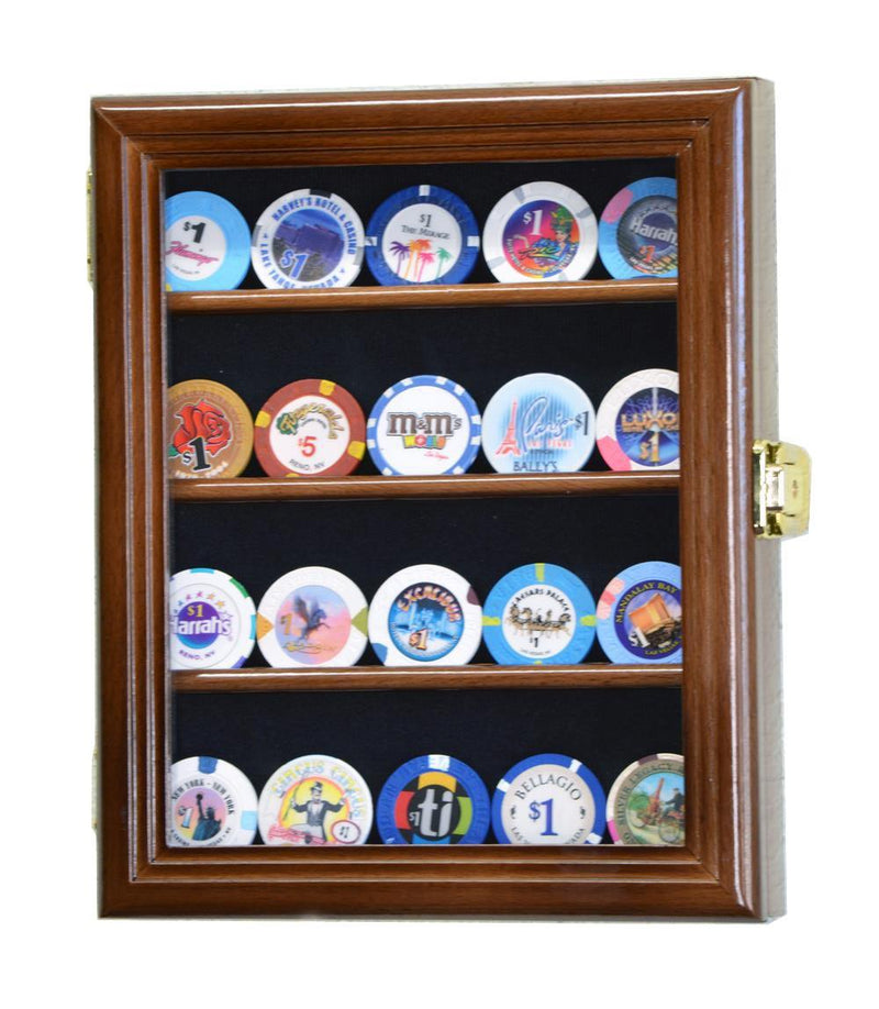 XS Casino Chip / Coin Display Case Cabinet - sfDisplay.com