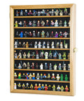 Large 110+ Mini Figures/ Miniatures / Figurines Display Case Cabinet